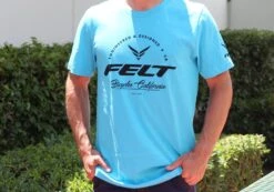 Felt Bicycles Classique Turquoise T-Shirt | Men's -Felt Bicycles Shop Felt T Shirt Classique Turquoise Men 03