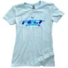 Felt Bicycles Felt Facet T-Shirt | Women's -Felt Bicycles Shop WOMENS FACET TEE LT BLUE